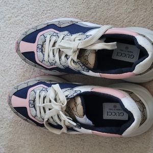 Gucci women Rhyton sneaker size 8